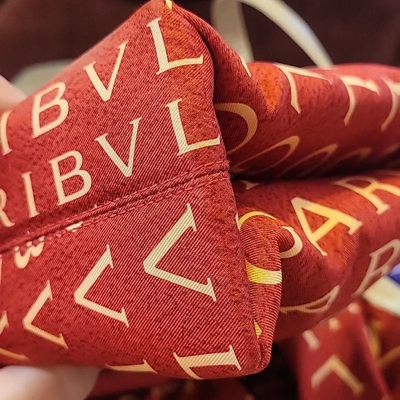 Bvlgari Gold and Cream Accent with Red Detail - Picture 16 of 16